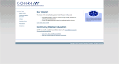 Desktop Screenshot of cohri.net