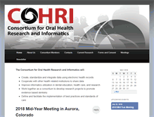 Tablet Screenshot of cohri.org